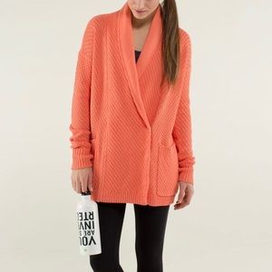 Lululemon Post Practice Knit Cardigan